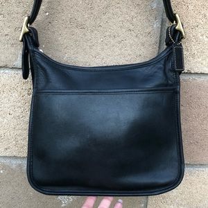 Coach Black Leather Crossbody Bag